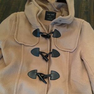 Forever 21 Love Tree Camel peacoat